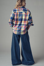 Plaid Snap-Front Top (REG)