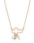 Hollow Cross Faith Necklace
