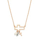 Hollow Cross Faith Necklace