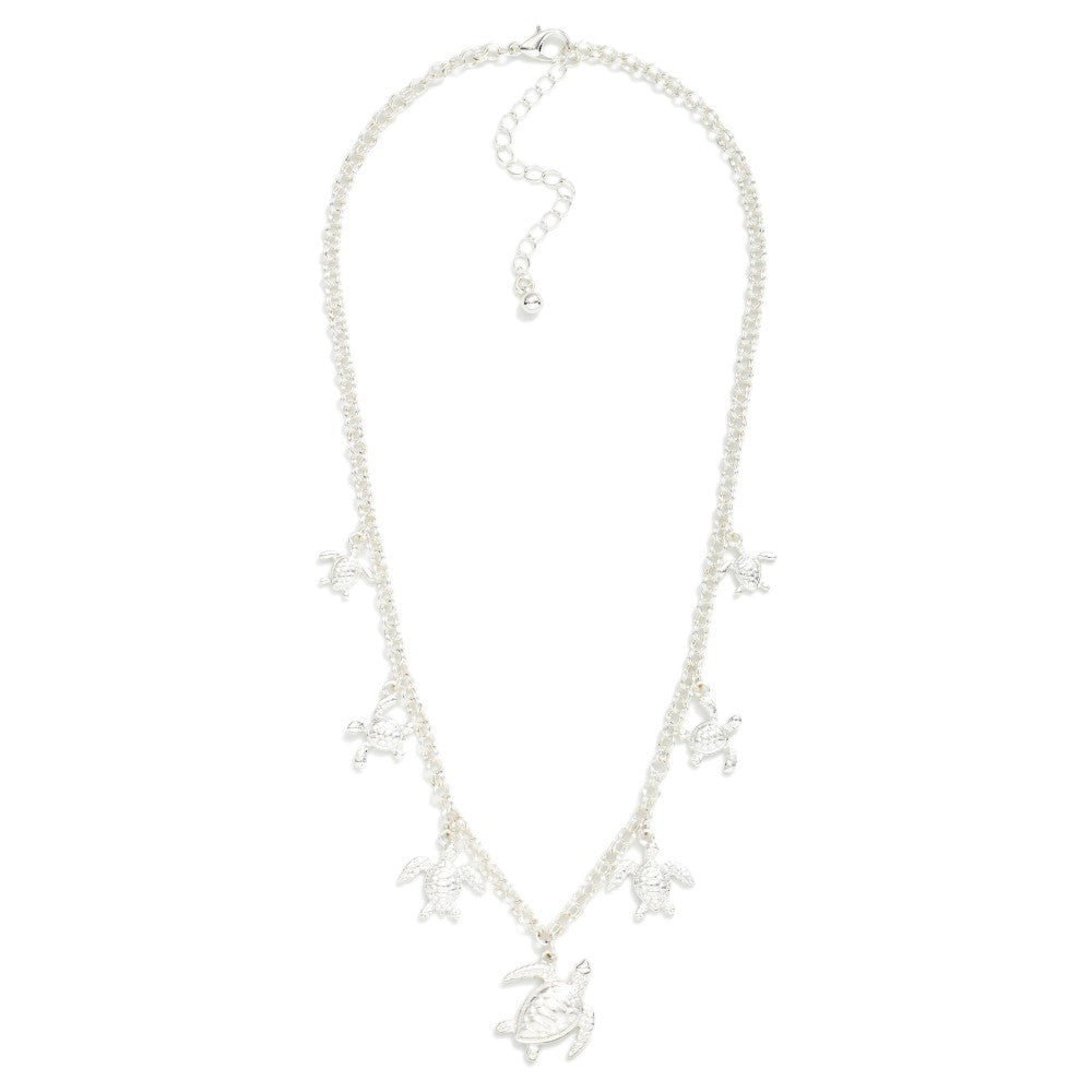 Sea Turtle Charm Necklace
