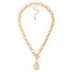 Square Cross Toggle Necklace