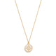 CZ Circle Starburst Necklace