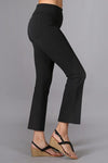 The Black Kick Flare Capri Pants
