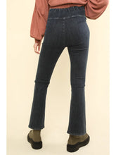 Crossover Flare Jeggings in Black (PLUS)