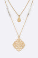 Copper Filigree Pendant Necklace