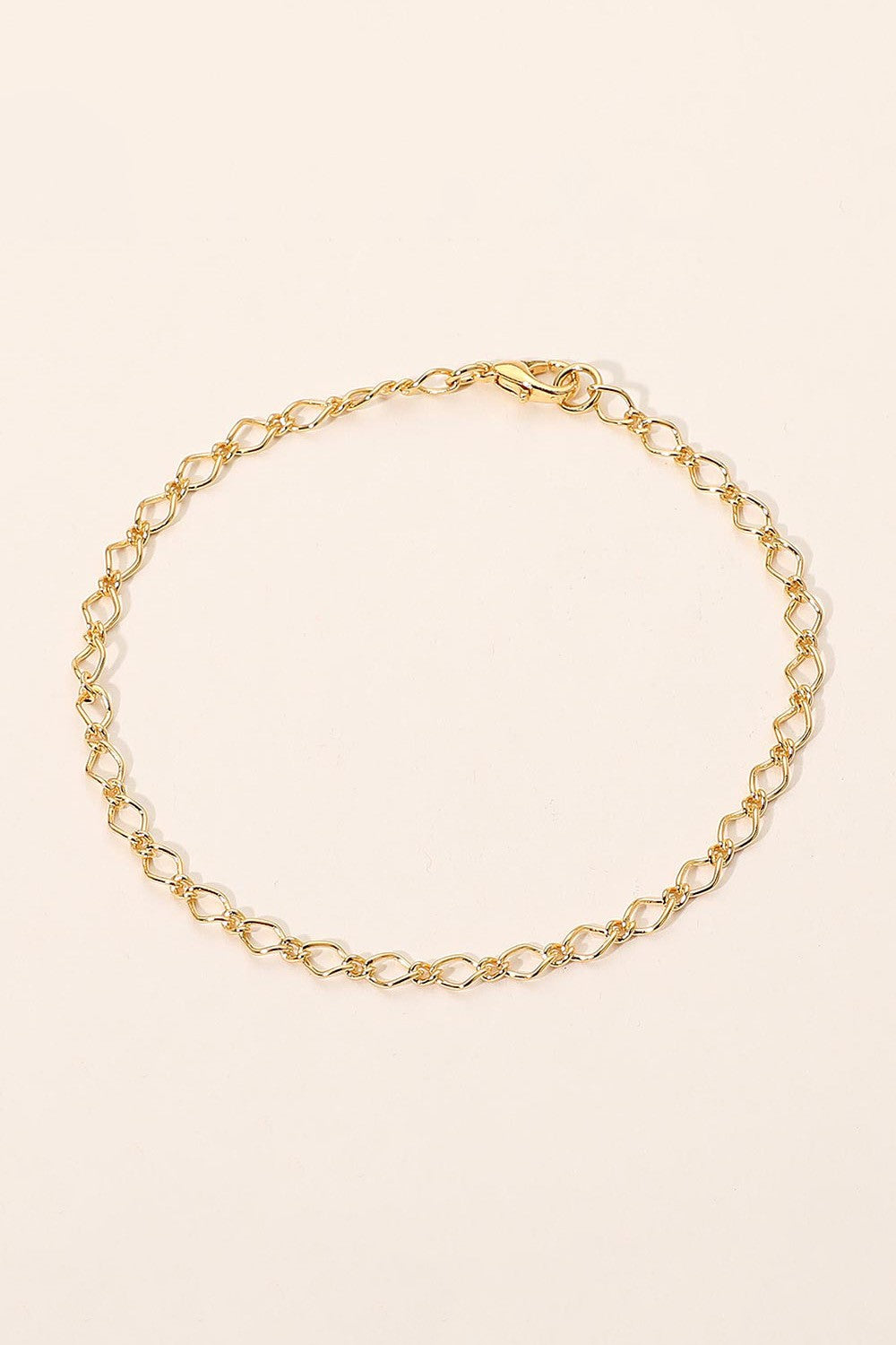 18k Gold Filled Small Oval Bracelet