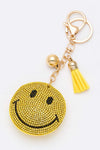 Yellow Smiley Keychain