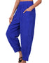 Corduroy Front Pocket Pants in Bright Blue (REG)