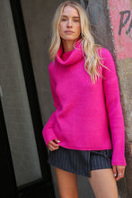 Brittany Turtleneck Sweater in Magenta (REG)