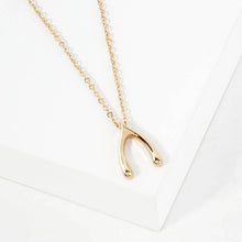 Lucky Wishbone Necklace