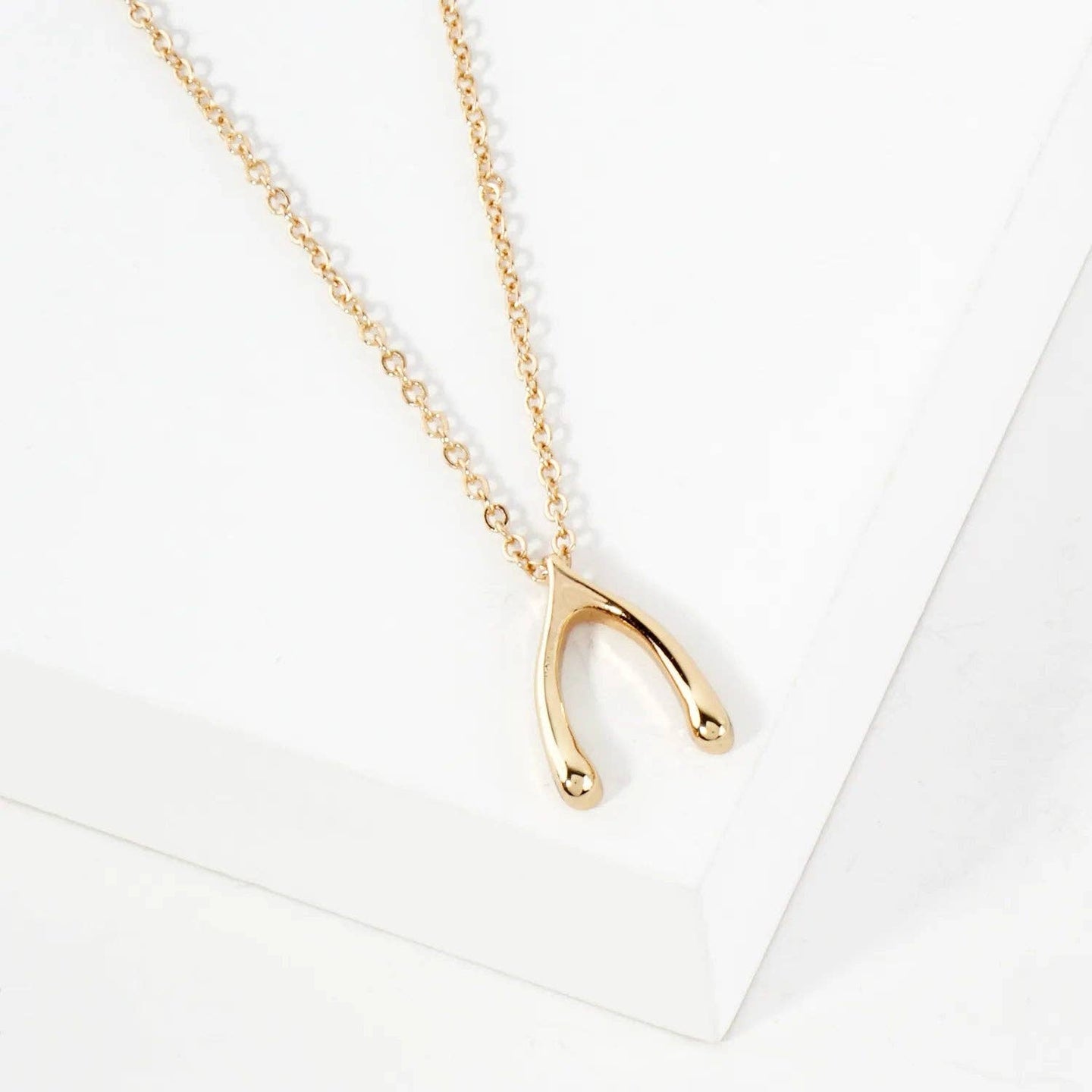 Lucky Wishbone Necklace