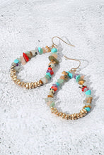 Natural Stone Teardrop Earrings