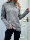 Universal Mock Neck Sweater in Grey (REG)