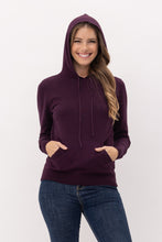 Super Soft Hoodie Top in Dark Purple (REG)