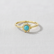 Turquoise Sun Adjustable Ring