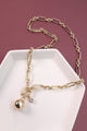 The Handmade Link Chain Ball Toggle Necklace