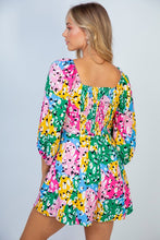 The Long Sleeve Animal Print Romper