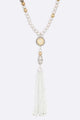 The Beaded Tassel Necklace