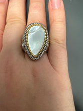 Mother of Pearl Teardrop Ring