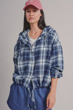 Navy Flannel Shacket (REG)
