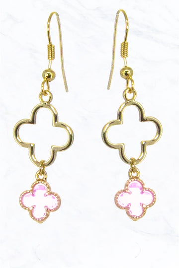 Clover Pendant Earrings