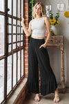 The Black Casual Wide Leg Pants
