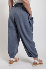 The Slate Blue Voluminous Relaxed Fit Pants