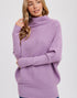 Slouchy Dolman Sweater in Lavender (REG)