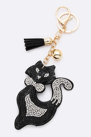 Black Cat Keychain