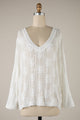 White Cactus Blossom Crochet Top (REG)
