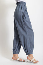 The Slate Blue Voluminous Relaxed Fit Pants