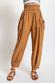 Voluminous Relaxed Pants in Ochre (REG/PLUS)