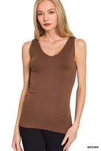 2 Way Tank Top in Brown (REG)