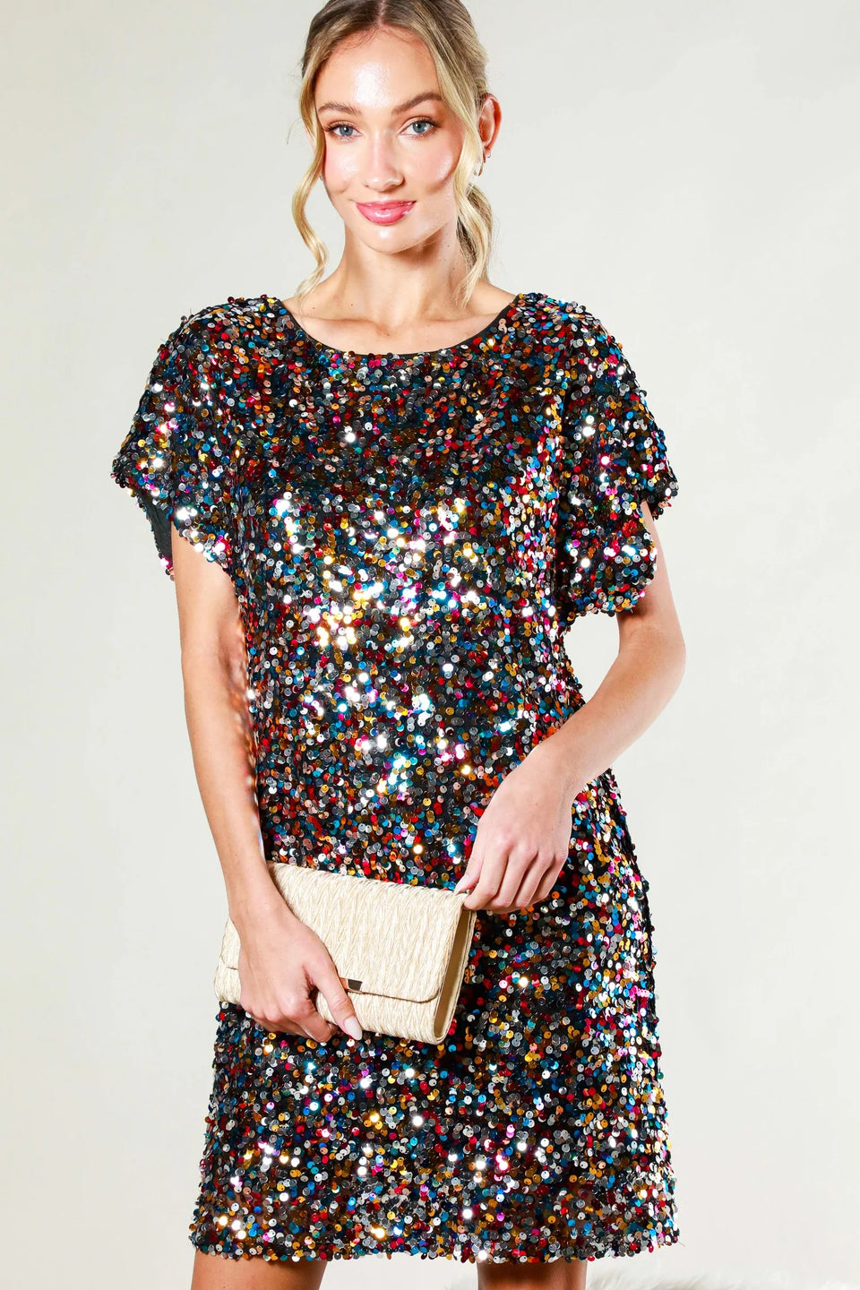 Colorful Sequin Dress (REG)