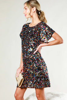 Colorful Sequin Dress (REG)