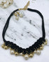 Woven Pearl Bib Necklace