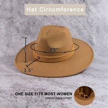 Intricate Braid Fedora Hat