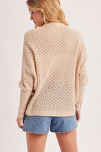 Textured Dolman Sweater in Oatmeal (REG)