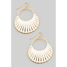 Woven Leather Drop Earrings