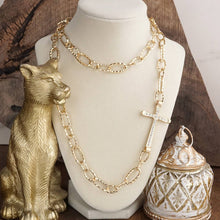 Faith Line Side Cross Necklace