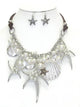 Silver Starfish and Shell Necklace