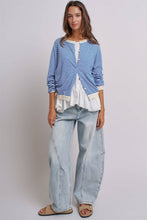 Blue Breton Striped Cardigan (REG)