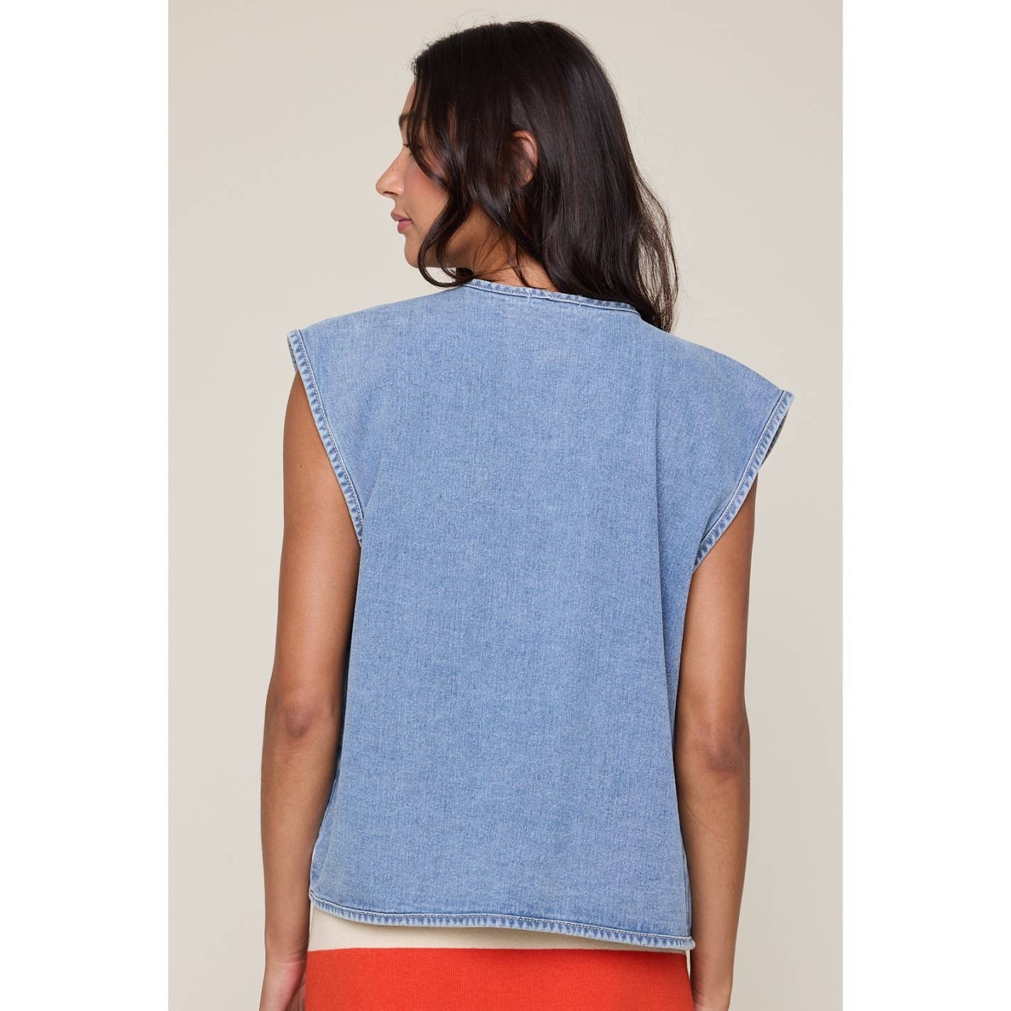 Denim Pocket Vest (REG)