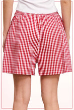 Gingham Boxer Shorts in Cherry (REG)