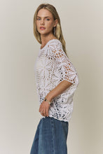 White Daisy Crochet Top (REG)