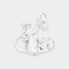 Halloween Cat Brooch