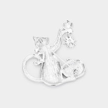 Halloween Cat Brooch