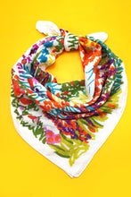 Fun and Floral Fashion Scarf