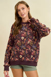 Fall Floral Pullover Top (REG)