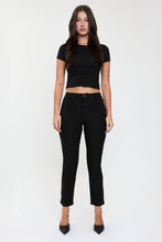Hyperstretch Cropped Straight Pants in Dark Berry (REG)